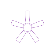 Fixtures Ceiling Fans Beltran 5 Blade Ceiling Fan Line Tracing Svg Vector, Free Vectors File
